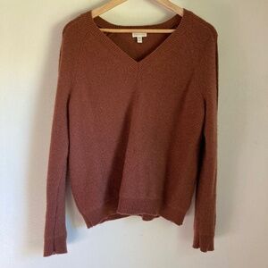 Garnet Hill 100% cashmere sweater